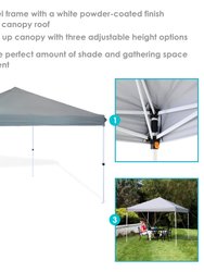 Sunnydaze 12x12 Foot Standard Pop-Up Canopy with Carry Bag