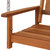 Sunnydaze 2-Person Hanging Bench with Armrests/Chains - Meranti Wood