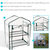 Sunnydaze 2-Tier Steel PVC Cover Mini Greenhouse and Roll-Up Zipper - Clear