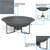 Sunnydaze 23 in Modern Cast Iron Fire Pit Bowl with Stand - Black