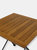 Sunnydaze 31.5 in European Chestnut Wood Folding Square Patio Bistro Table