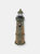 Sunnydaze 35 in Resin and Stone Solar LED Lighthouse Nautical Statue - Grey