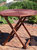 Sunnydaze 35.5 in Meranti Wood Folding Octagon Patio Dining Table