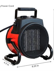 Sunnydaze 750W/1500W Portable Ceramic Electric Space Heater with Handle
