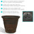 Sunnydaze Arabella Outdoor Double-Walled Flower Pot Planter