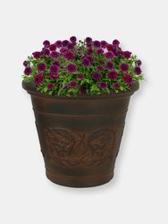 Sunnydaze Arabella Outdoor Double-Walled Flower Pot Planter