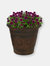 Sunnydaze Arabella Outdoor Double-Walled Flower Pot Planter