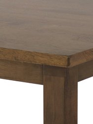 Sunnydaze Arnold 4 ft Wooden Counter-Height Dining Table - Weathered Oak