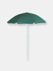 Sunnydaze Beach Umbrella W/ Tilt Function & Shaded Comfort - Light Green