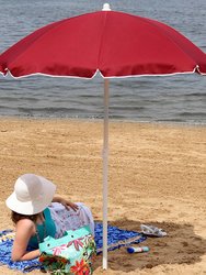 Sunnydaze Beach Umbrella W/ Tilt Function & Shaded Comfort