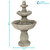 Sunnydaze Birds' Delight Fiberglass Outdoor 3-Tier Water Fountain