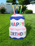 Sunnydaze Birthday Cake LED Inflatable Yard Decoration - 4 ft