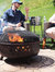 Sunnydaze Bronze Crossweave Wood-Burning Fire Pit