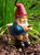 Sunnydaze Cody Reading a Phone on the Throne Outdoor Garden Gnome - 9.5 in