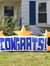 Sunnydaze Congrats Graduation LED Inflatable Yard Decoration - 8 ft