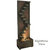 Sunnydaze Copper/Slate Staircase Water Fountain with LED Lights - 48 in