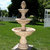 Sunnydaze Cornucopia Polyresin Outdoor 3-Tier Water Fountain