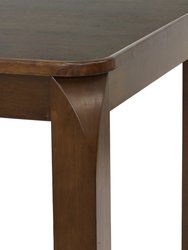 Sunnydaze Dorian 5 ft Wooden Mid-Century Modern Dining Table - Dark Walnut