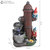 Sunnydaze Electric Fire Hydrant Gnome Water Fountain with LED Light - 16 in