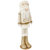 Sunnydaze Francis the Nutcracker Gnome Christmas Plush Figurine - Off white