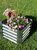 Sunnydaze Galvanized Steel Square Raised Garden Bed - Gray - 22 in