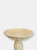 Sunnydaze Grecian Glass Fiber Reinforced Concrete Bird Bath - 16 in - Cream