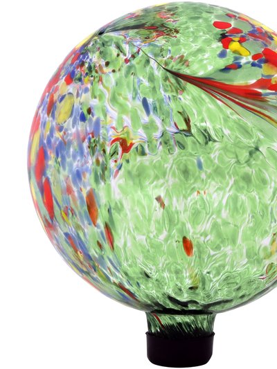 Sunnydaze Decor Sunnydaze Green Artistic Glass Gazing Ball Globe product