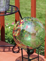 Sunnydaze Green Artistic Glass Gazing Ball Globe