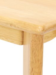 Sunnydaze James 4 ft Wooden Mid-Century Modern Dining Table - Natural