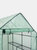 Sunnydaze Large Steel PE Cover Walk-In Greenhouse with 4 Shelves - Green