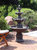 Sunnydaze Mediterranean Resin Outdoor 4-Tier Water Fountain