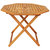 Sunnydaze Meranti Wood Folding Octagon Patio Dining Table - Brown