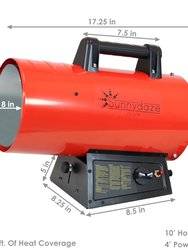 Sunnydaze Propane Heater with Overheat Auto-Shutoff