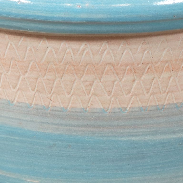 Sunnydaze Purlieu Ceramic Planter (Set Of 2) 12"- Shoreline