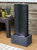 Sunnydaze Rippling Tower Outdoor Water Fountain with LED Lights - 31 in