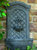 Sunnydaze Rosette Solar with Battery Outdoor Wall Fountain 31" Iron Finish