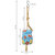 Sunnydaze Spring Flowers Mosaic Glass Wind Bell Chime - 7 in