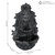 Sunnydaze Stoic Courage Lion Head Polyresin Outdoor Solar Wall Fountain