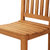 Sunnydaze Teak Wood Outdoor Bar-Height Chair - 43" H