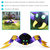 Sunnydaze Terrifying Tarantula Halloween Inflatable Yard Decoration - 9 ft