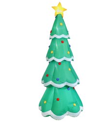 Sunnydaze Towering Green Christmas Tree Inflatable Yard Decoration - 9.5 ft - Green