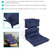 Sunnydaze Tufted Indoor/Outdoor Tufted High Back Chair Cushion