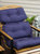 Sunnydaze Tufted Indoor/Outdoor Tufted High Back Chair Cushion