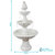 Sunnydaze Welcome Fiberglass Outdoor 3-Tier Water Fountain