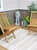 Teak Outdoor Folding Patio Chair with Slat Back Outdoor Garden Porch Furniture
