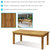 Teak Wooden Outdoor Patio Coffee Table