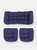 U-Shaped Olefin Tufted Setee Cushion Set Outdoor Patio Accessory - Blue