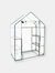 Walk-In Greenhouse 4 Shelves Outdoor Portable Garden Plant Clear Growing Rack - Clear