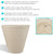 Walter Round Flowerpot Double Wall Polyresin Garden Planter 16" Beige