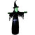 Wendolyn the Wicked Witch Halloween Inflatable - 5 ft - Black